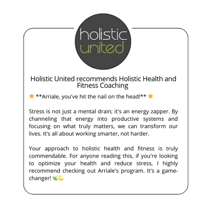Holistic United recommends Holistic Health and Fitness Coaching | Arriale Starbird